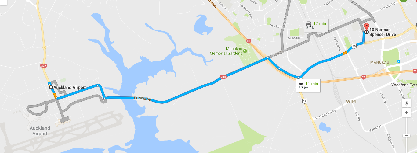 Chilli Rentals depot arrival Auckland Airport